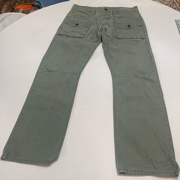 Levi’s Green VTG White Tab Straight Pants Jeans Size 33 X 31 - Picture 1 of 11